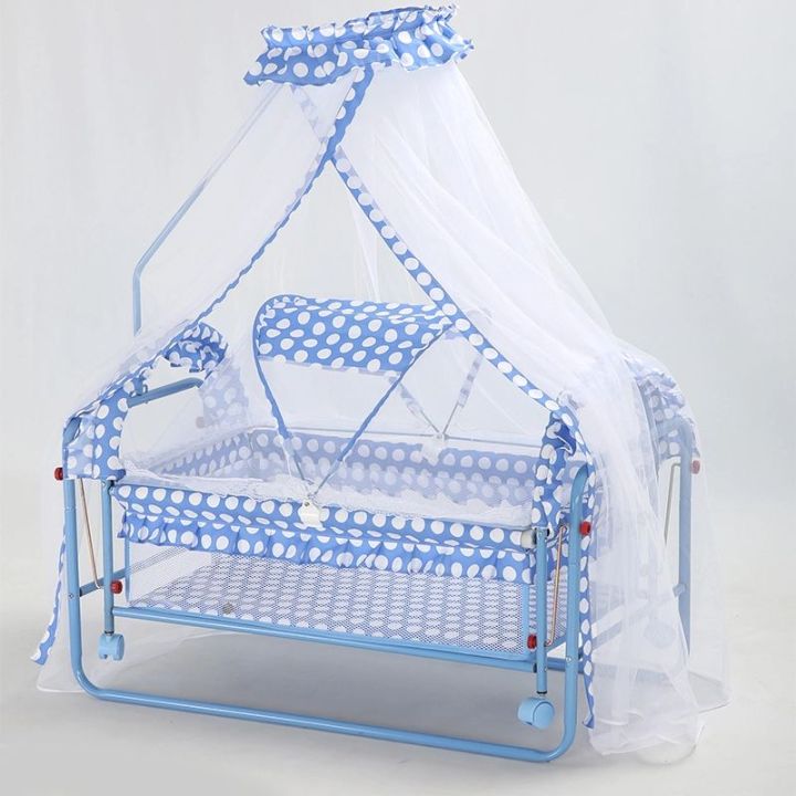 Baby%20cot%20With%20swing%20and%20Double%20Hanging%20Net%20-%20Image%203