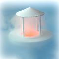 1pc Floating Mist Dispenser Ultrasonic Humidifier Generator Nebulizer Water Fountain Mini Mist Maker For Mini Fish Tank 11x13cm. 