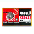 Maxell CR1632 Lithium Battery - CR 1632 , DL1632 , FA , 280-206 , GPCR1632 - Watches, Computer Motherboards, Medical Devices, LED Flashlights, Toys, Remote Controls, Remote Car Keys, Security Systems, Wearable Electronics. 