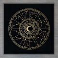 【New Arrivals】【New Arrivals】Constellation Altar Tarot Cloth Moon Phases Astrology Tarot Cards Divination Special Tablecloth Witchcraft Astrology Tapestry. 