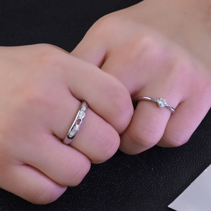 2Pcs%20Luxury%20Zircon%20Heart%20Couple%20Rings%20For%20Women%20Men/%20Endless%20Love%20Engagement%20Wedding%20Ring%20-%20Image%205