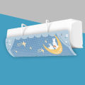 Air Conditioning Windshield Anti-Direct Blowing Universal Windproof Wall-Mounted Air Outlet Baffle Confinement Cold Air Guide 1Pcs. 