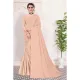 Gold Check Saree with Blouse - Kusum Brand Party Casual Wear Checked Design Cotton Sarees with Jacket Piece. 