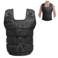 Max Loading 50kg Adjustable Weighted Vest Weight Jacket Oxford Exercise Weight Loading Cloth Strength Training (Empty). 