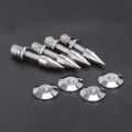 4 Pcs Speaker Spike Isolation Spikes Stand Foot Hifi Speaker Shockproof Cone Base Pads. 