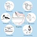 iFlashDeal Bidet Spray Bathroom Toilet Handheld Bidet Sprayer for Shower Diaper Cleaner Hand Held Sprayer Water Spray Cleaning Hygienic Nozzle ABS Shell Adjustable Water Pressure. 