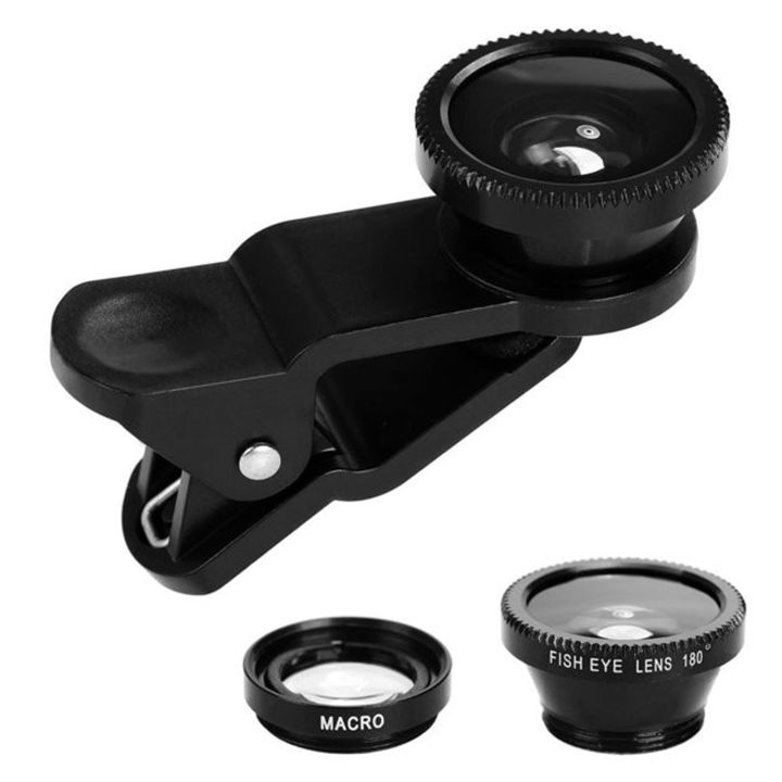 Mobile%20Phone%20Camera%20Lens%20Fish%20Eye%20Macro%20Wide%20Angle%203%20In%201%20Smartphone%20Lens%20Cover%20Universal%20Clip%20Lens%20-%20Image%203