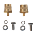 Battery Pole Adapter 1 Pair M6 Battery Pole Battery Pole Terminals Brass for Lithium Car Batteries. 