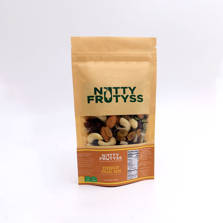 Energy%20Trail%20Mix%20by%20Nutty%20Frutyss%20-%20Almonds%20(Tree%20nuts),%20Cashew%20Nuts%20(Tree%20nuts),%20Sunflower%20Seeds,%20Pumpkin%20Seeds,%20Raisins,%20Dried%20Cranberries,%20Dark%20Chocolate%C2%A0Chips,%C2%A0Salt%20-%20Image%205