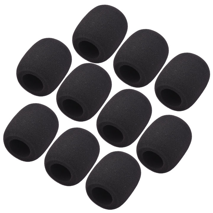 NYT 10Pcs Microphone Foam Windshield Windscreen Noise Reduction Sponge Mic Cover For Handheld Condenser Microphone