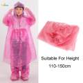 Rain Poncho Rain Jacket Rain Cape Lightweight Hooded Raincoat Waterproof Poncho for Pink. 