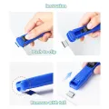 Paper Clipper And Refills Set Reusable Mini Binder No Hole Binding Clips For Max 40pages File Index Work School A6679. 