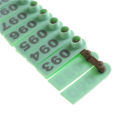 100Pcs Goat Sheep Pig Cattle Beef Plastic Livestock Ear Tag Number Tags SEVICH. 