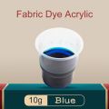 Fabric Dyeing Pigment Acrylic Paint Dye Dyestuff Blue Color for Cotton Nylon Silk Clothes Dye. 