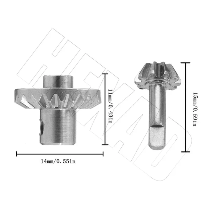 Wpl%20D12%20Metal%20Upgrade%20Hard%20Steel%20Rear%20Axle%20Gear%20Shaft%20Driving%20Gear%20Set%20For%20B24%20C14%20C24%20B36%20Mn%20D90%20Fj45%20Mn99s%20Rc%20Car%20Spare%20Part%20-%20Image%202