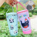 Portable Milk Tea Tote Bag Heat Preservation Bag Eco-friendly Handbag Carrying Insulated Cup Cover Tumbler Cup Accessories. 