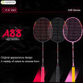 ALP ZJA88 5U 100% Full Carbon Fiber Tungsten Steel Process Titanium Alloy Slub Super Light Badminton Racket With Free String Tension 32Lbs Strung Reket Raket Badminton For Training. 
