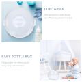 Baby Bottle Sterilizer Box Utensil Holders Microwave Tableware Storage Container Breastfeeding Supplies Steam Dryer. 