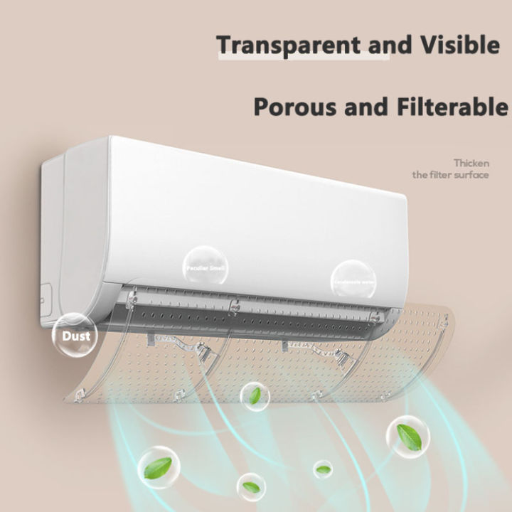 Air Conditioner Wind Deflector Air Conditioning Windshield Transparent ...