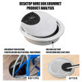 50/60MM Desk Table Plastic Cable Hole Cover PC Computer Desk Round Wire Tidy Grommet Cable Organizer. 