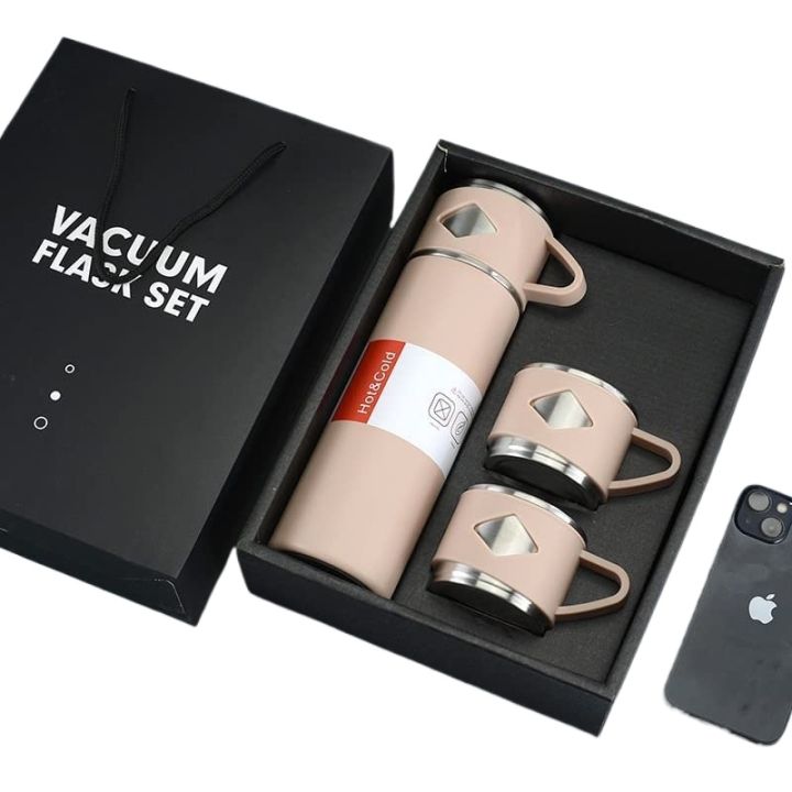 Double Wall Stainless Steel Thermo 500ml Vacuum Insulated Bottle Water ...