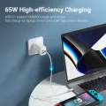 Vention 65W GaN 3 Port USB Type C Fast Charger Quick Charge 4.0 3.0 Type C PD USB Charger for iPhone 15 14 13 Pro Max Samsung S23 S22. 
