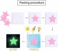 Stickers Luminous Glow Star Star Stickers High Quality Radium Stars Living Room Decoration Bed Room Kids Toy Colorful Stars Game Wall Stickers Plastic Stars 30-35 Pieces. 