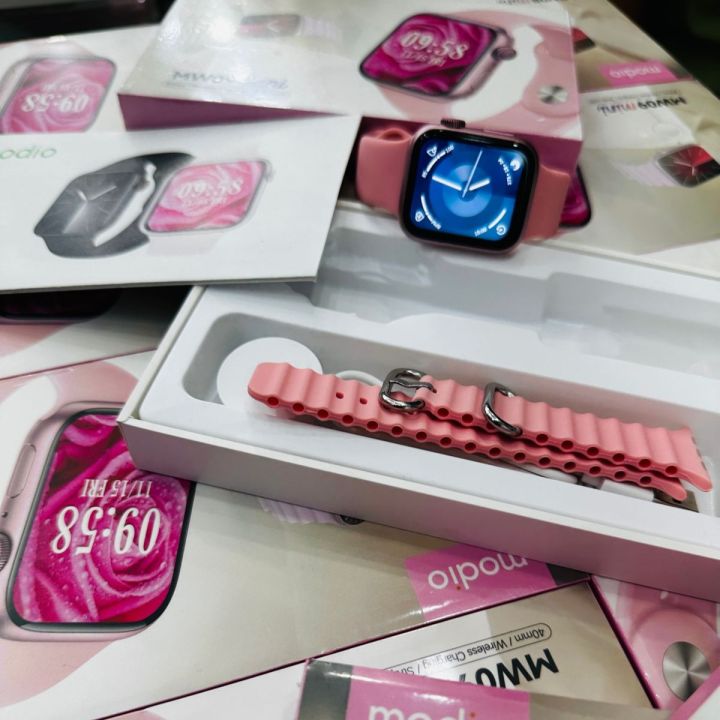 Valentines%20Edition%20Modio%20MW09%2040MM%20Smartwatch%20for%20Girls%20Women%20Ladies%20perfect%20Valentines%20day%20Gift%20Sports%20Tracking%202%20Straps%20Wireless%20Charging%20Smartwatch%20-%20Image%205