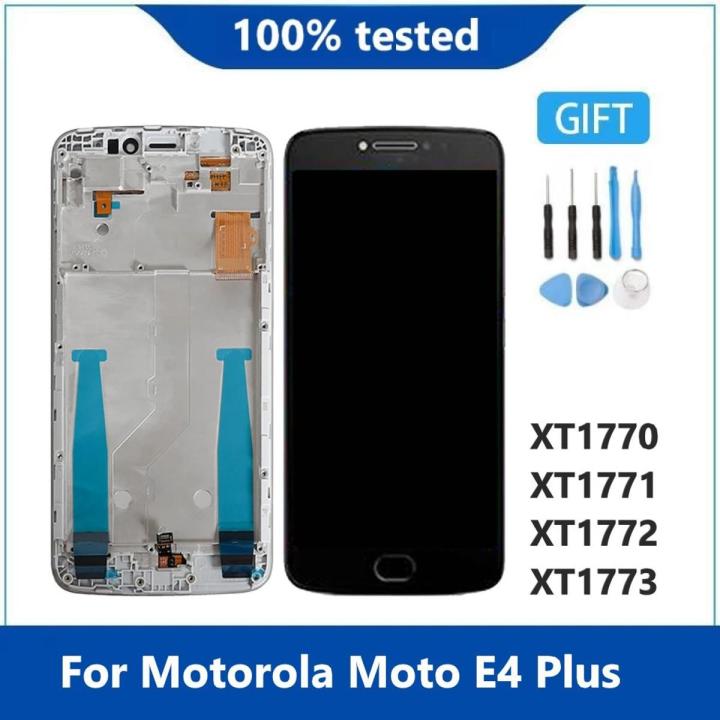 For Moto E4 Display LCD Touch Screen Frame DigitizerOriginal For For E4 Plus XT1770 XT1773 XT1771 XT1772 LCD