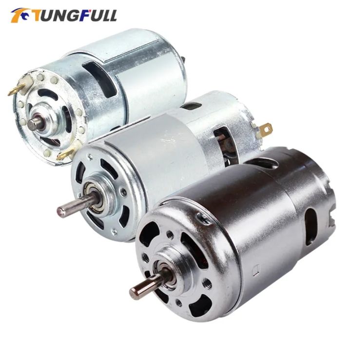775 795 895 DC Motor Spindle Motor 3000-12000 RPM Motor Ball Bearing ...