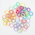 Hair Elastic Small Hair Rubber Bands Kid Girls Hair Ties Cotton Strechaeable Tiny Ponytail Holders For Baby kid Girls Hair Accessories Set (Set of 73 Pcs, With Box, Specially For Baby Girls) - Pack of 1. 
