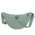 High Original Quality Korean Dumpling Corduroy Shoulder Bag Sling Bag Women Simple Belt Bag. 