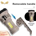 SuperRide Outdoor Flashlight Portable Waterproof Camping Flashlight with Detachable Handle Rechargeable High Brightness 7 Adjustable Levels Ideal Outdoor Torch for Southeast Asian Buyers. 