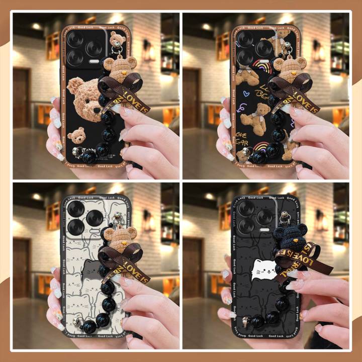 phone%20case%20Dirt-resistant%20Phone%20Case%20For%20ZTE%20Blade%20V70%20Vita/V70%20Design%20Bear%20bracelet%20Skin-friendly%20feel%20protective%20case%20-%20Image%204