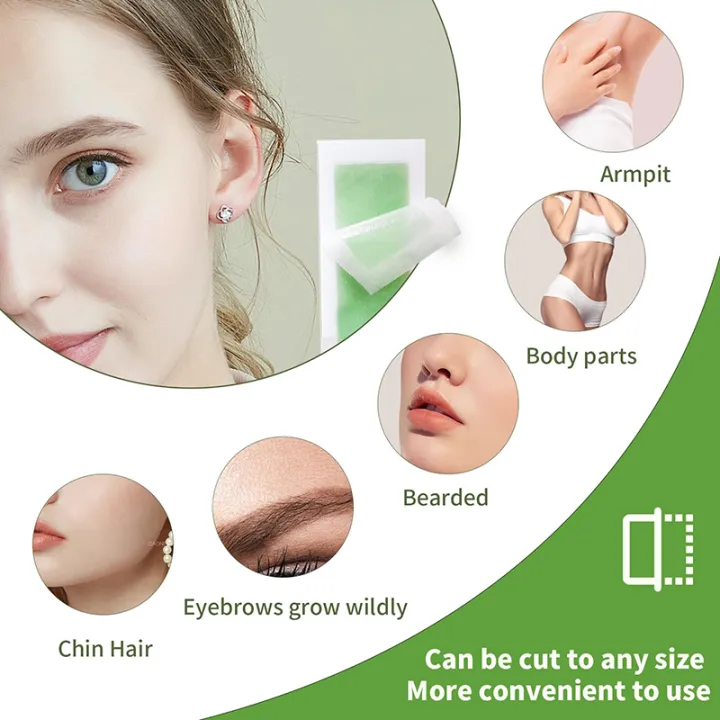 Olive%20Hair%20Removal%20Wax%20Strip%20Female%20Hair%20Removal%20Gentle%20And%20Fast%20Removal%20of%20Eyebrows%20Lips%20and%20Body%20Hair%2030PCS%20-%20Image%203