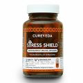 Cureveda Herbal Stress Shield Tablets- Support for Stress, Fatigue and Tension (Gold standard Ashwagandha, Brahmi, Jatamansi- General Wellness- 60 Tablets(FROM INDIA)NUSS. 