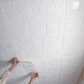 70x70cm Self-adhesive Ceiling Wallpaper dingding Home Living Room background DIY Art Decoration Foam Waterproof Wall Sticker Wall Paper. 