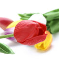 34cm Christmas New Year Flowers Bouquet For Decor Halloween Wedding Tulip Real Touch PU. 