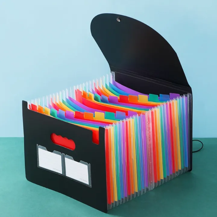 Office Supply Practical Organiser Paper With Flip Cover Document Folder ...