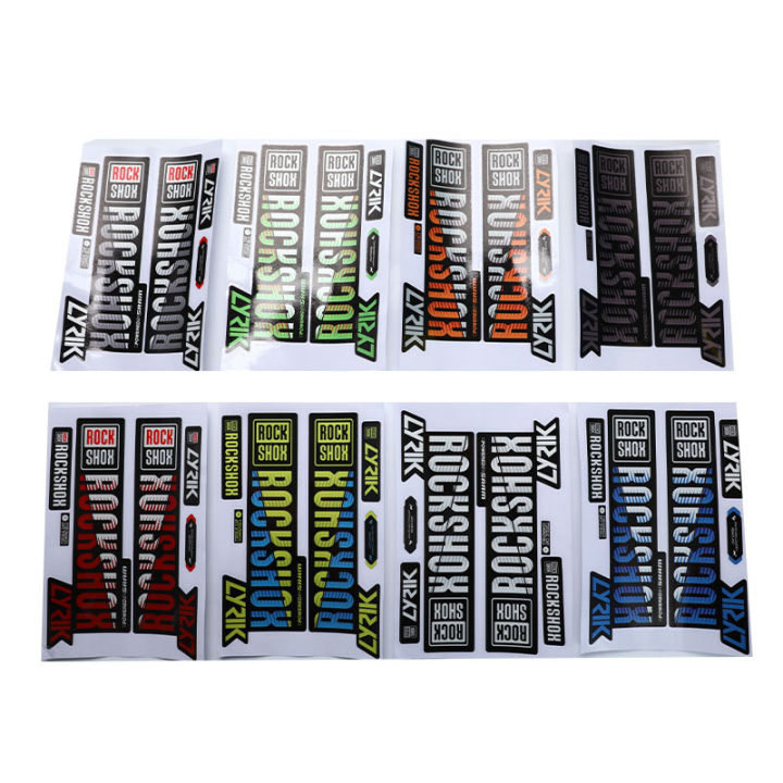 Front Fork Sticker Mountain Bike Front Shock Absorber Change Sticker Waterproof Daraz.lk