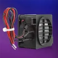 1 Piece Thermostatic Ceramics Fast Heating Air Dehumidification DC Fan Heater PTC Fan Heater DIY Accessories (24V 200W). 