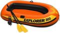 Intex Inflatable Boat Set, Explorer Blow up River Raft, Heavy Duty Vinyl 2-Person Inflatable Fishing Boat with Oars and Pump, |MUT135K. 