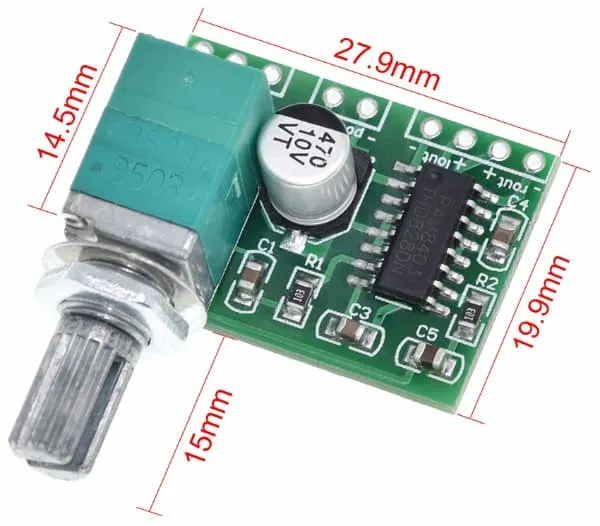 PAM8403%202x3W%20Mini%20Digital%20Stereo%20Power%20Amplifier%20Board%205V%20Power%20Class%20D%20Amplifier%20Module%20With%20Volume%20Control%201Pcs%20-%20Image%203