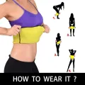 Women's Waist Trimmer Abdominal Slimming Belt - Large Size Slimming Waist Trainer Women Tracksuit Fat Burning Hot SPA Sportes Workout Thermal Sweat Sauna Neoprene Body Belt Girdles. 