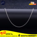 Glamon 2mm Stainless Steel Cuban Link Chain Necklace for Men and Women High Quality silver chain for men necklace mala boys. 