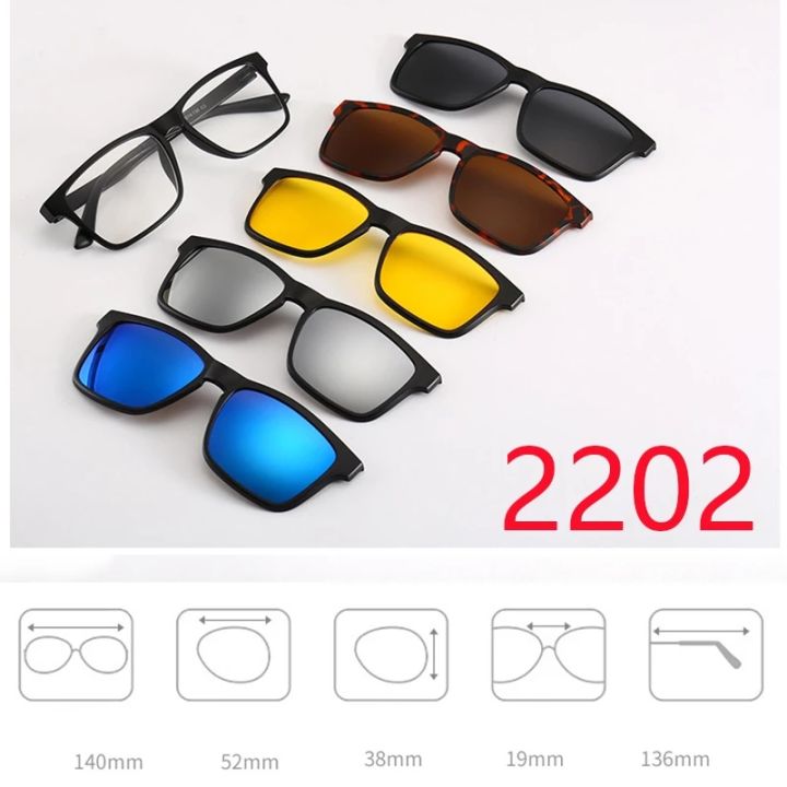 Magic%20Vision%205%20in%201%20Quick%20Change%20Magnet%20Lenses%20Frame%20Sunglasses%20-%20Image%203