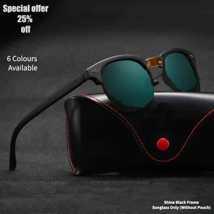 Unisex UV400 Protection Lens Sunglasses Special Promotion Shine Black Sunglasses for Men and Women in Daraz Flyer 28