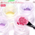 Waitz Naitz NICOLE DIARY Aurora Nail Powder Chrome Pigment Pearl Metallic RuNew bbing Dust Chameleon Effect Nail Art Glitter Manicure Decoration. 