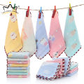 6 Layer 25x25cm Baby Towel Bath Towels Face Washcloth Muslin squares Cotton Hand Wipe Gauze for new born Bathing Feeding Kids Handkerchief. 