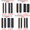 Good quality For SamsungA02S A01 A03 Core A03S A10S A32 4G 5G LCD Display Screen FPC Connector Port On Mainboard Flex Cable. 